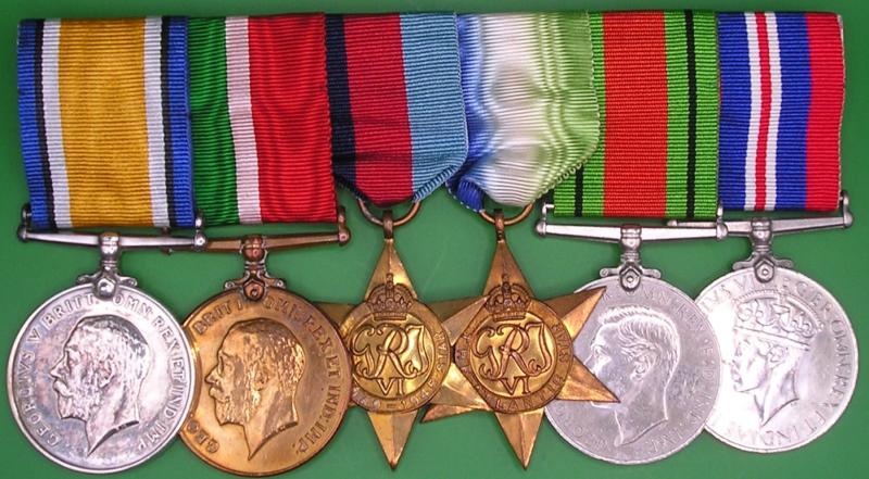 WW1 & WW2 MERCHANT NAVY GROUP TO A RECIPIENT FROM SOUTH SHIELDS