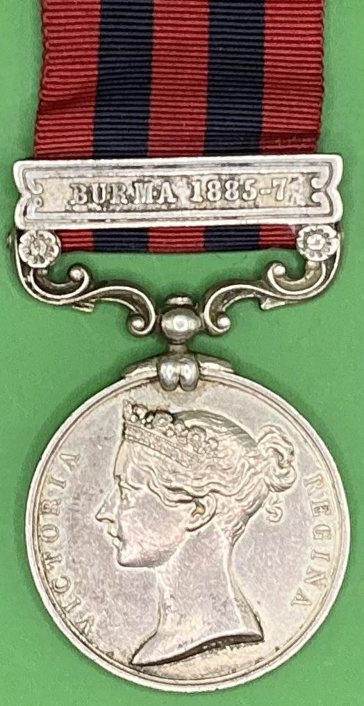 IGS 1854, BURMA 1885-7, 2nd LIVERPOOL REGIMENT