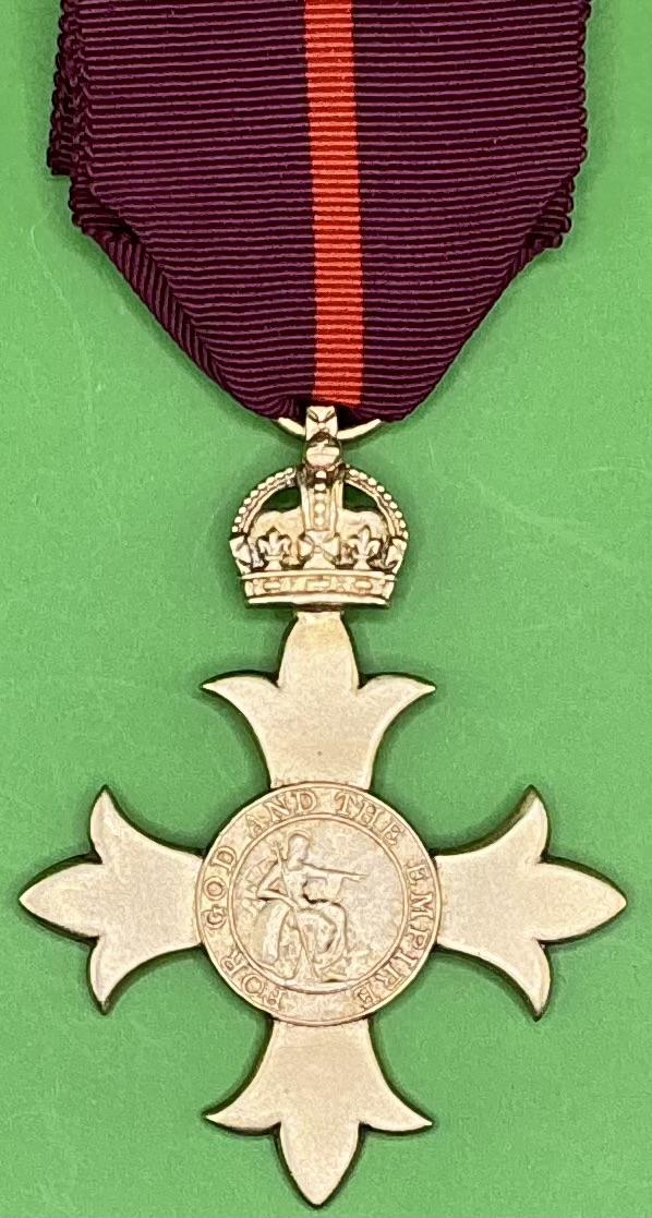 1ST TYPE MILITARY O.B.E, HALLMARKED 1927