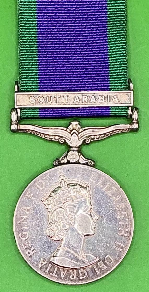 GSM SOUTH ARABIA, QUEENS DRAGOON GUARDS