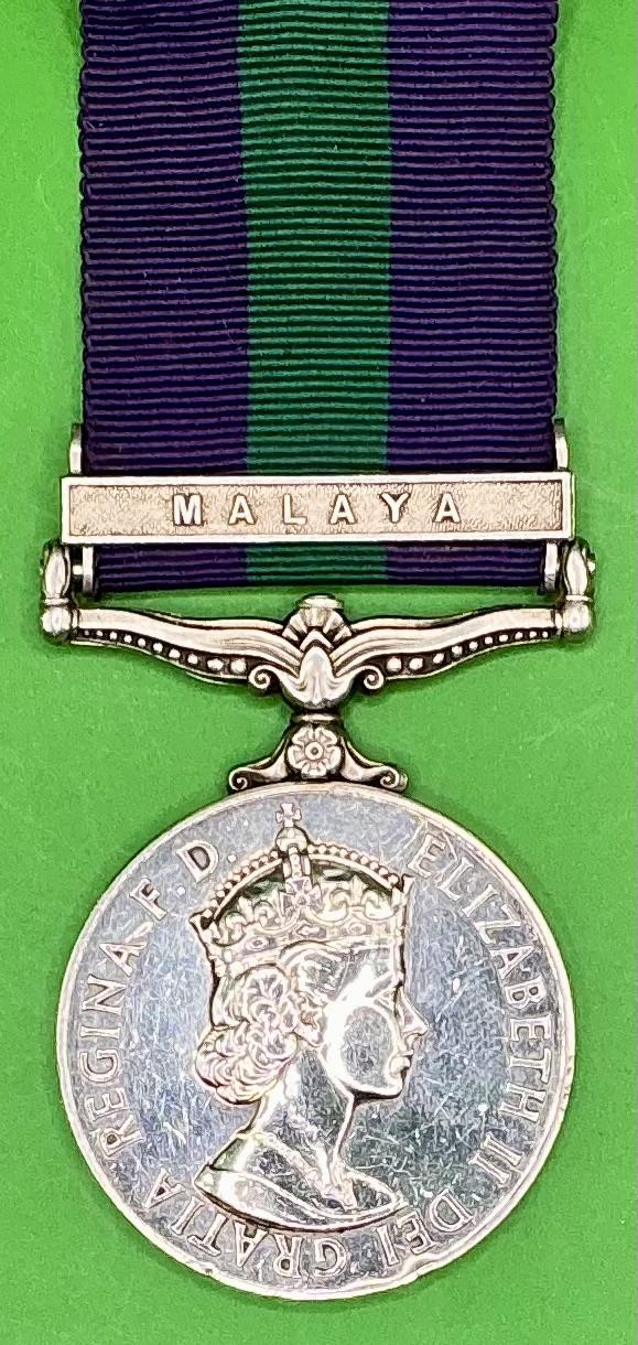 EIIR GSM MALAYA, ROYAL SCOTS FUSILIERS