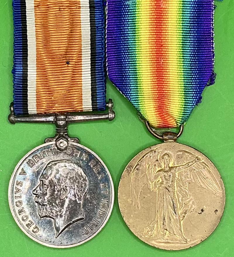 WW1 PAIR, 8th CANADIAN INFANTRY, WOUNDED BY GUN SHOT TO THE ARMS & LEGS AT WIMEREUX 30-4-1917