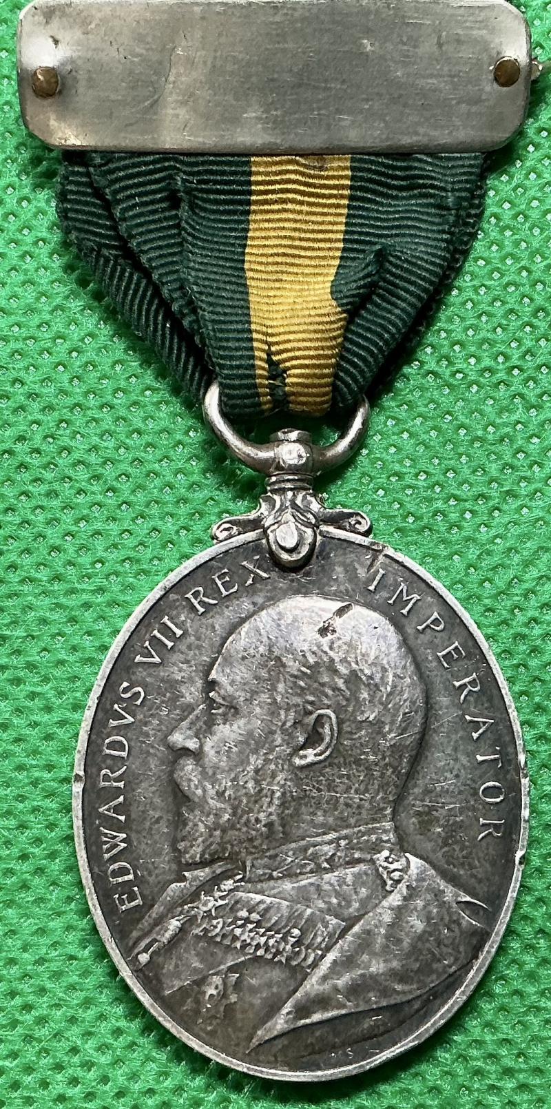 EVII TERRITORIAL FORCE EFFICIENCY MEDAL, 5th ROYAL WELSH FUSILIERS