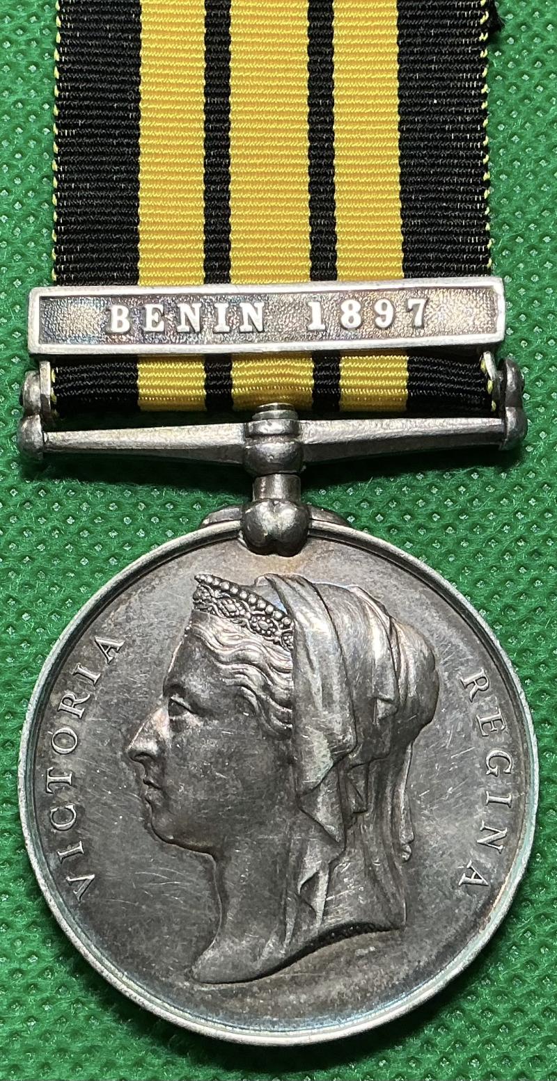 EAST & WEST AFRICA, BENIN 1897, HMS ST.GEORGE