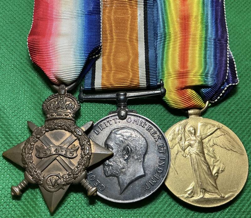 WW1 1914-15 TRIO, ARMY VETERINARY CORPS