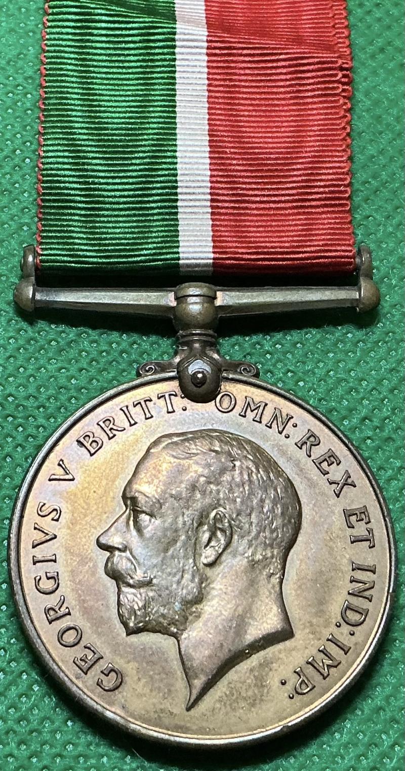 WW1 MERCANTILE MARINE MEDAL TO A FEMALE RECIPIENT