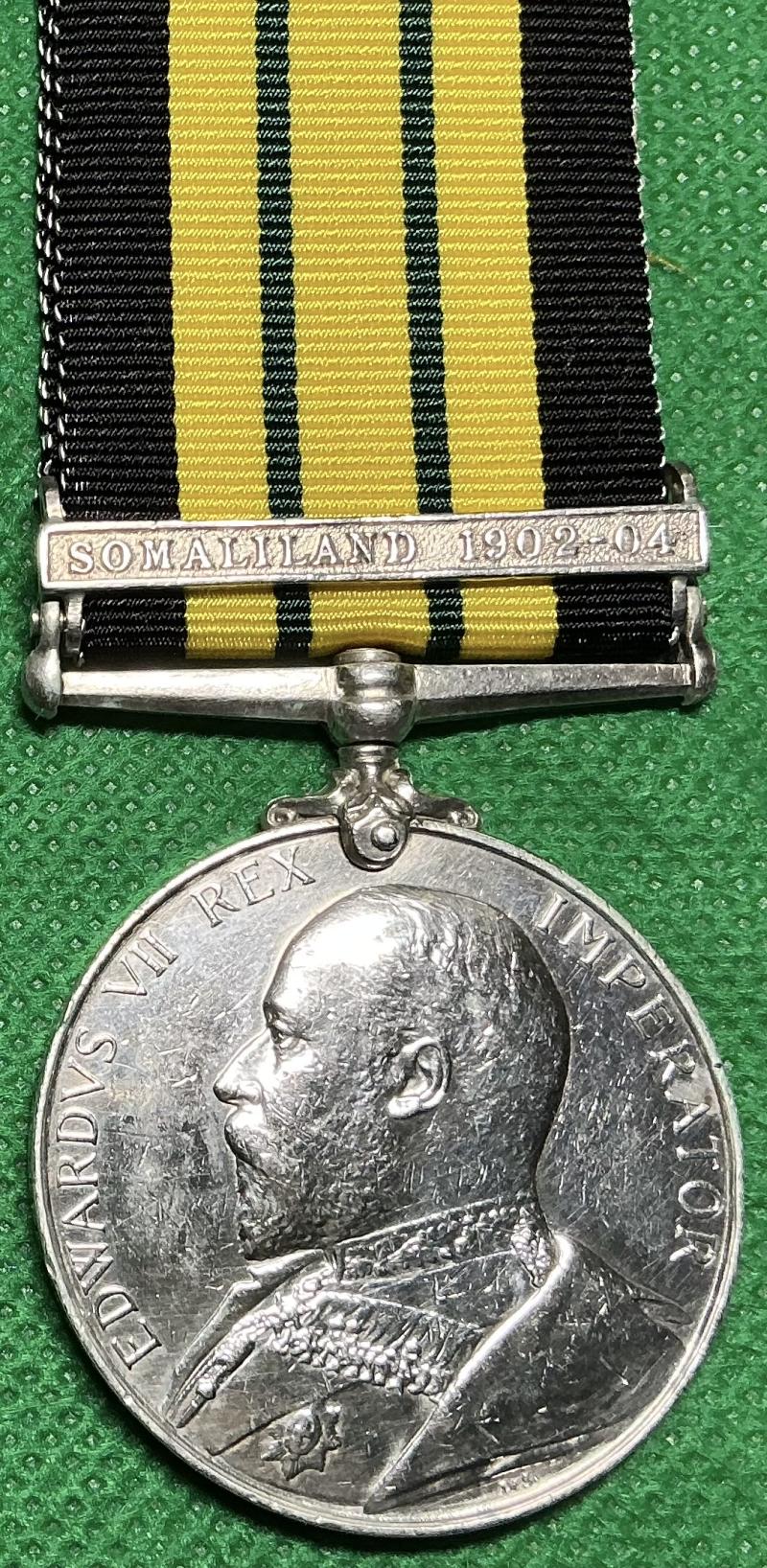 A.G.S SOMALILAND 1902-04, ROYAL MARINES, HMS PERSEUS