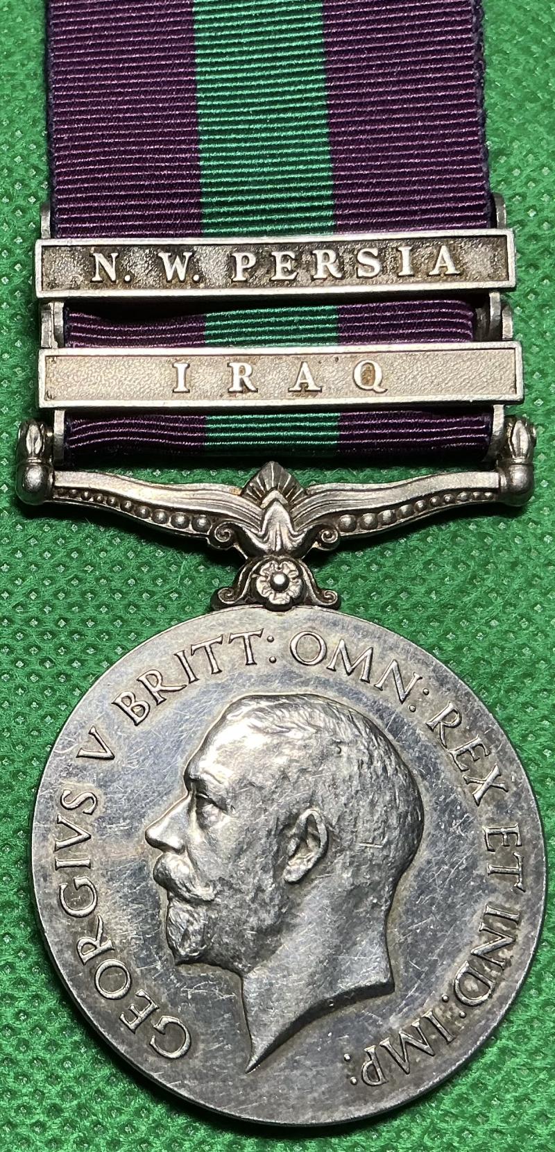 2 BAR GSM IRAQ & N.W.PERSIA, ROYAL IRISH FUSILIERS