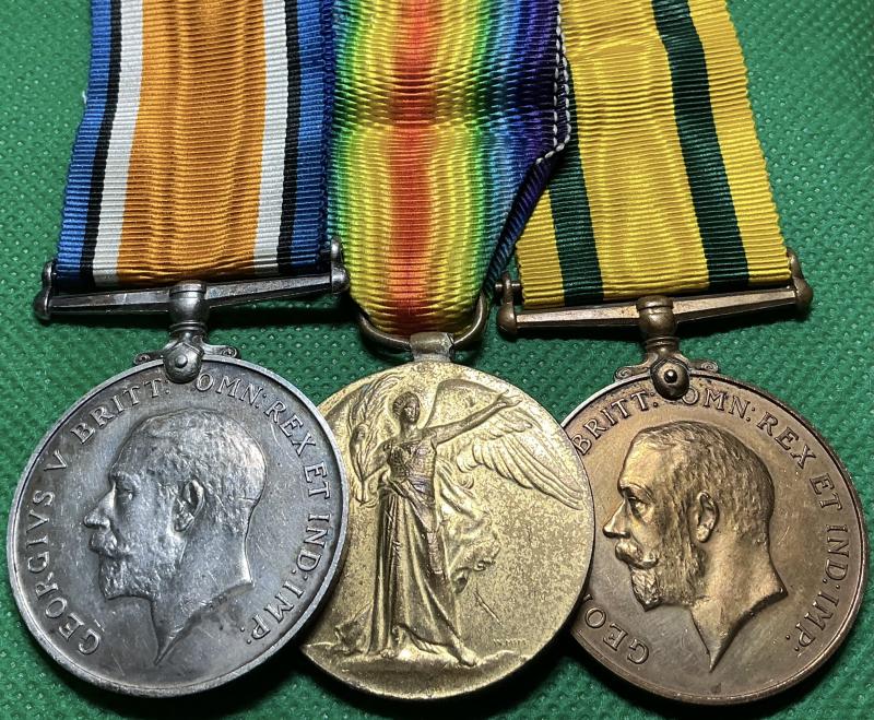 WW1 PAIR & TFWM, 2/6th ROYAL SUSSEX REGIMENT