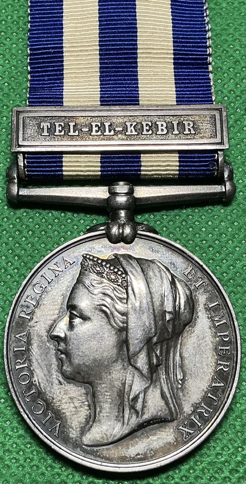 EGYPT 1882, TEL-EL-KEBIR, 1st CAMERON HIGHLANDERS, DIED EGYPT 3-11-1882