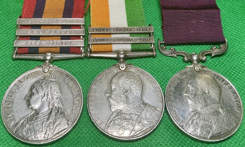 QSA, KSA & EVII ARMY LS&GC, LEINSTER REGIMENT