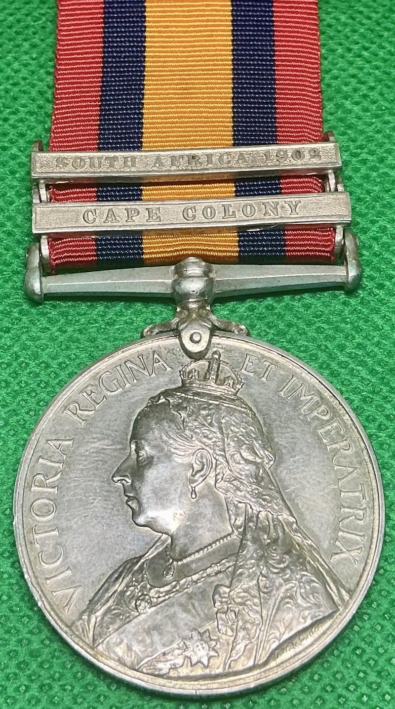 2 BAR QSA, 142nd IMPERIAL YEOMANRY, FINCASTLES HORSE