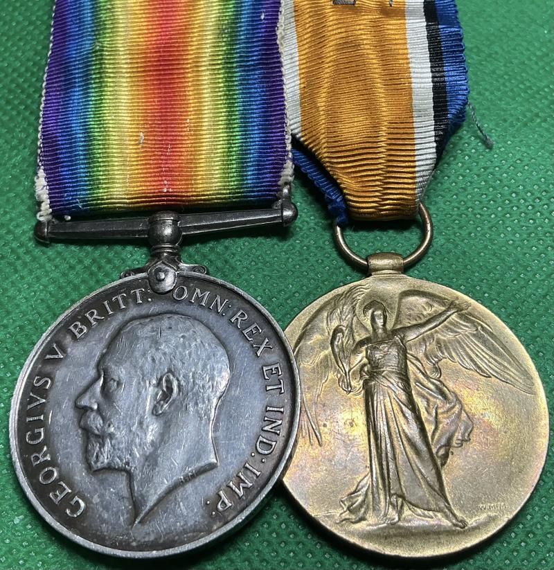 WW1 PAIR, 2nd & 15th ROYAL SCOTS