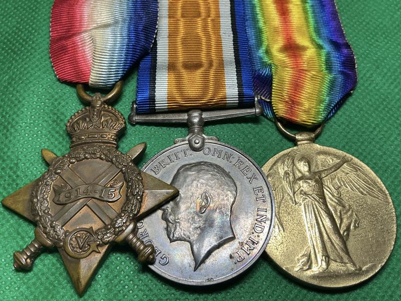 WW1 1914-15 TRIO, R.A.M.C, SERVED ONBOARD THE HOSPITAL SHIP PANAMA