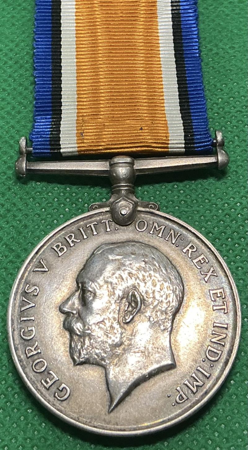 WW1 BRITISH WAR MEDAL, 10th AUSTRALIAN INFANTRY, K.I.A F&F 20-9-1917