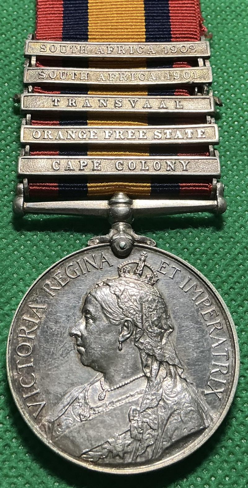 5 BAR QSA, 1st DURHAM VOLUNTEER COY, ROYAL ENGINEERS