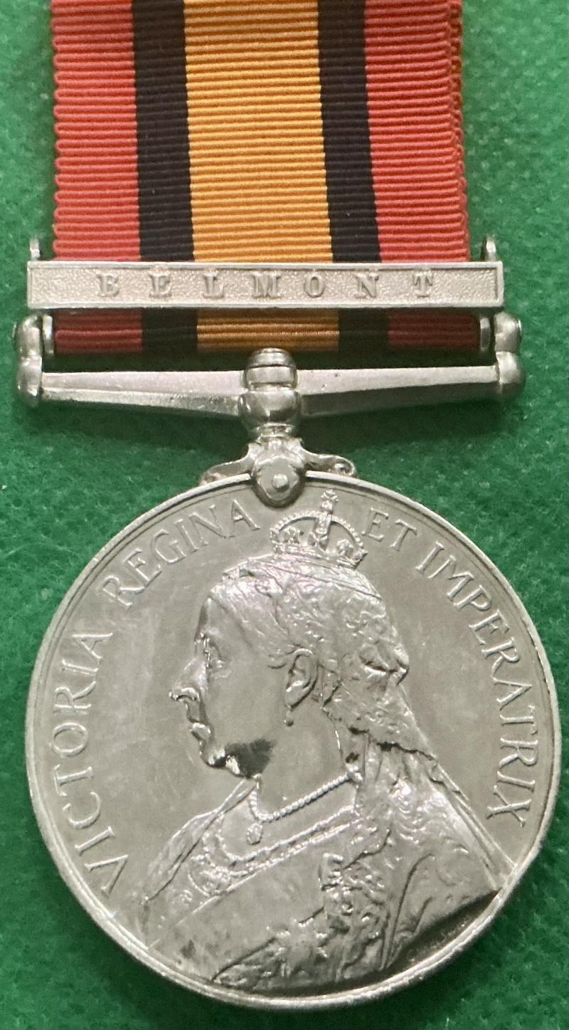 QSA, BELMONT, 3rd GRENADIER GUARDS, WOUNDED BELMONT, 23-11-1899