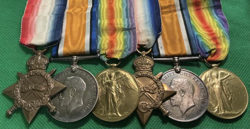 FAMILY GROUP TO BROTHERS IN THE ROYAL NAVY, ONE KIA HMS PATHFINDER 1914