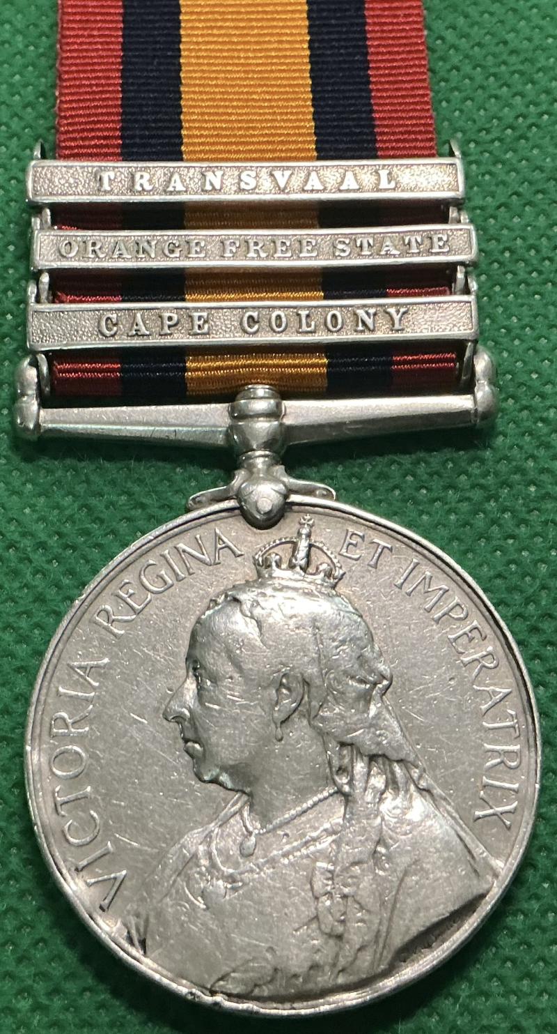 3 BAR QSA, DRUMMER, ELSWICK BATTERY, NORTHUMBERLAND VOLUNTEER ARTILLERY