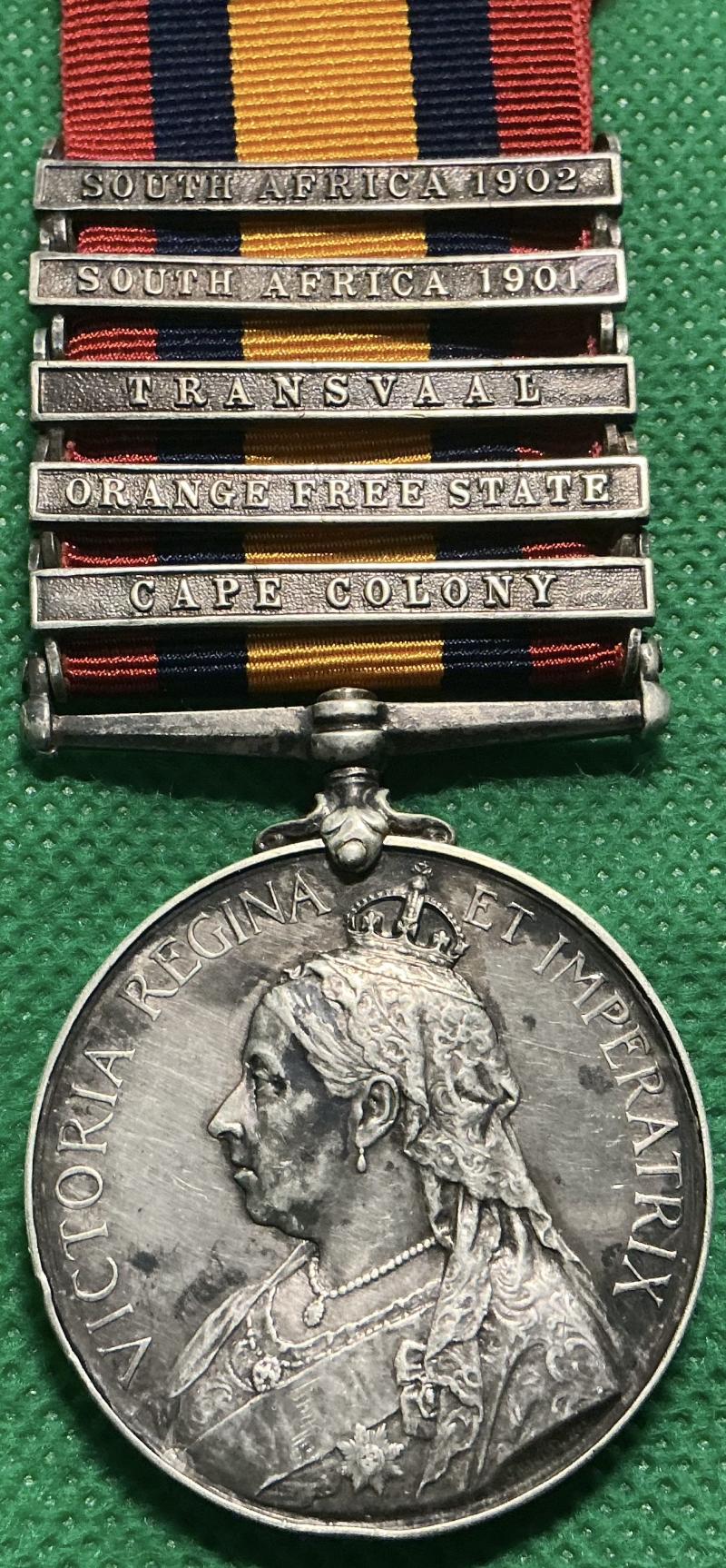 5 BAR QSA, 62nd COY, MIDDLESEX IMPERIAL YEOMANRY