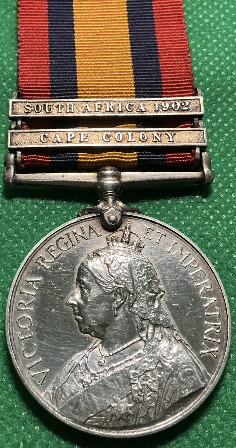 2 BAR QSA, 131st  SOUTH IRISH HORSE COY, IMPERIAL YEOMANRY FROM LIMERICK