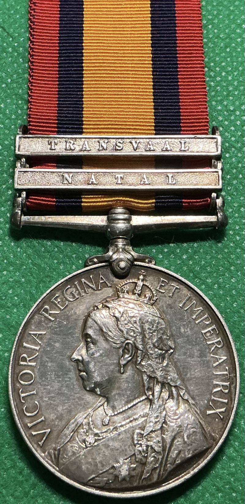 QSA NATAL & TRANSVAAL, DURBAN LIGHT INFANTRY