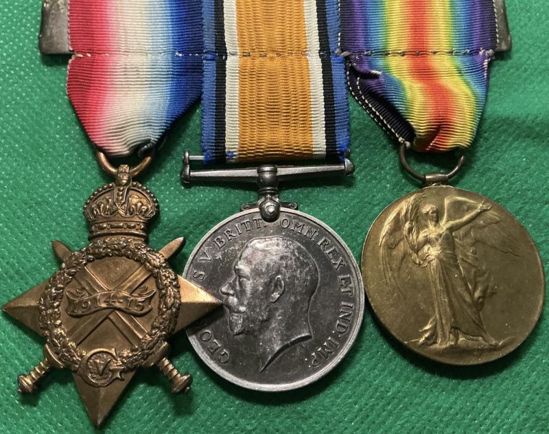 WW1 1914-15 TRIO, 1/1st BUCKS BTN, OX & BUCKS.L.I