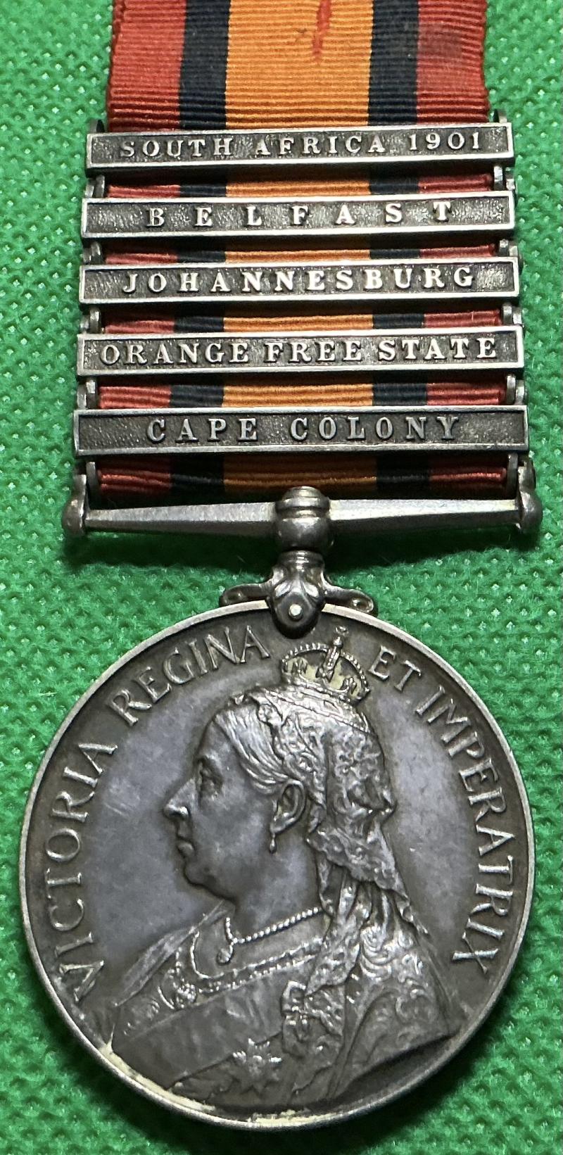 5 BAR QSA, VOL SERVICE COY, 2nd GORDON HIGHLANDERS