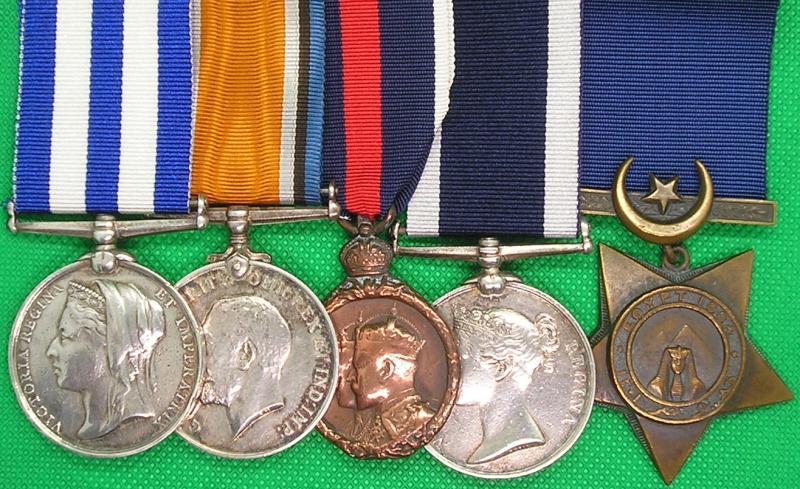 VICTORIAN & WW1 R.MARINE / R.NAVY LONG SERVICE GROUP TO A MASTER AT ARMS