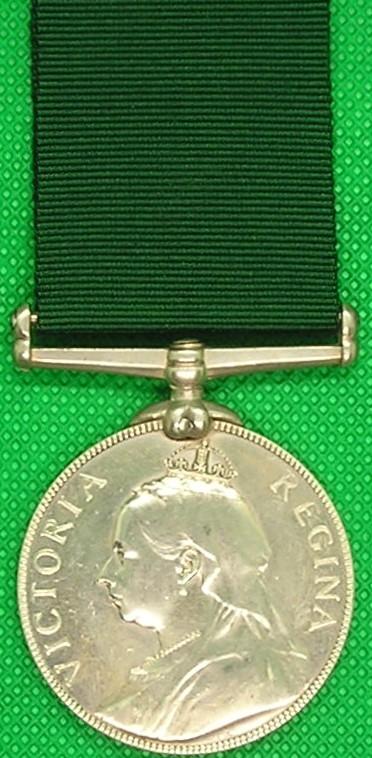 VICTORIAN VOLUNTEER LONG SERVICE, 1st STAFFORDSHIRE RIFLE VOLUNTEERS