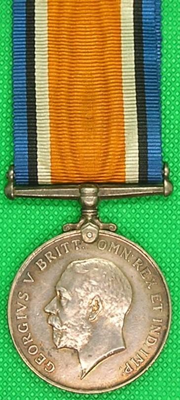 WW1 BRITISH WAR MEDAL, 1/5th DURHAM.LIGHT INFANTRY, K.I.A F&F 29-3-1918