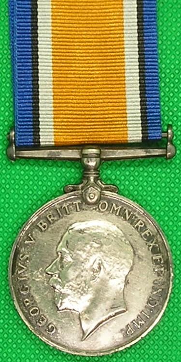 WW1 BRITISH WAR MEDAL, SASKATCHEWAN REGIMENT, SOLE ENTITLEMENT