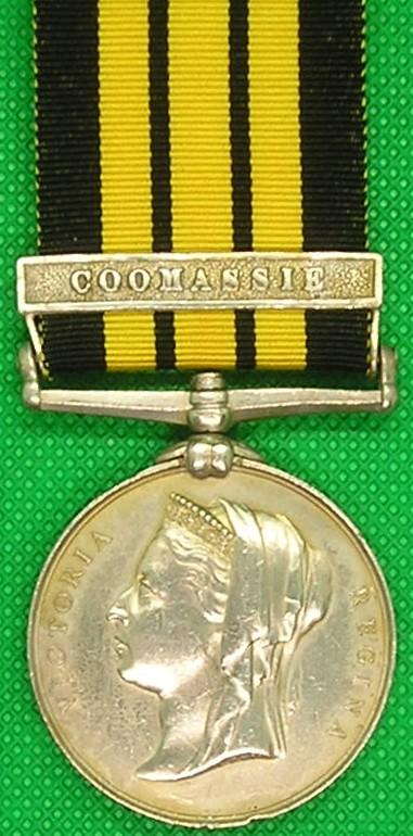 ASHANTEE 1873-74, COOMASSIE, BLACK WATCH, WOUNDED FOMMANAH 2-2-1874