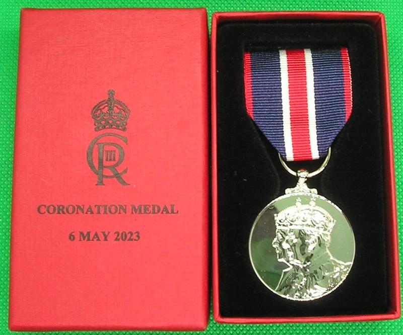 MINT BOXED 2023 CHARLES THE 3rd CORONATION MEDAL