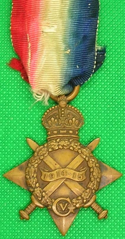 WW1 1914-15 STAR, 6th DORSET REGT, K.I.A F&F 8-11-1916, FROM WIDNES