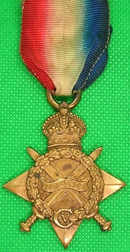 WW1 1914-15 STAR, OFFICER, 1/5th SOUTH LANCASHIRE REGIMENT, FROM RAINHILL