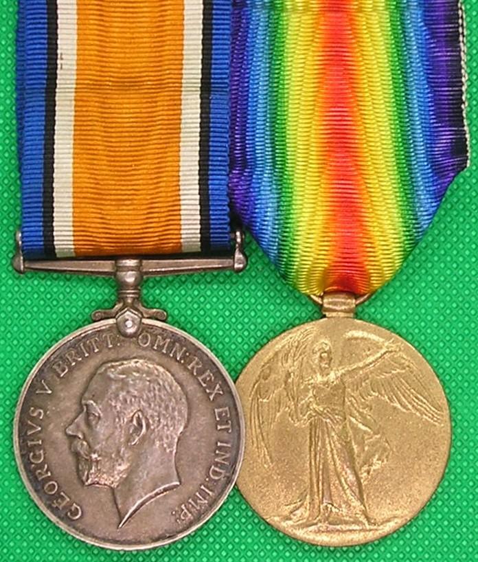 WW1 PAIR, 10th CANADIAN INFANTRY, K.I.A F&F 18-10-1917