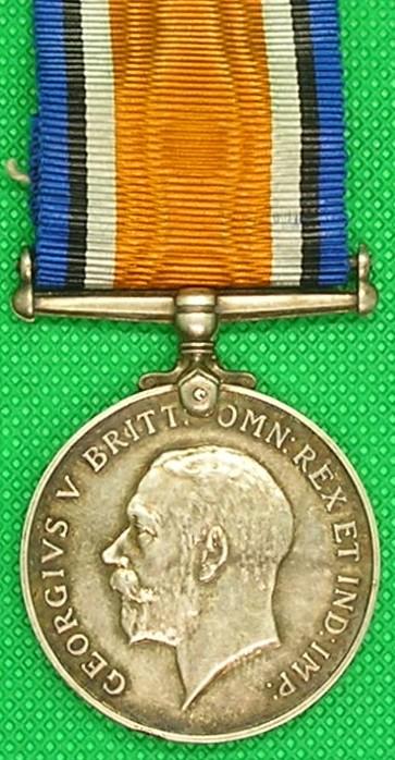 WW1 BRITISH WAR MEDAL, H.L.I & 1/7th ROYAL SCOTS, DIED OF WOUNDS EGYPT 19-7-1917