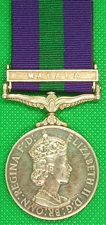 EIIR GSM MALAYA, SOUTH WALES BORDERERS