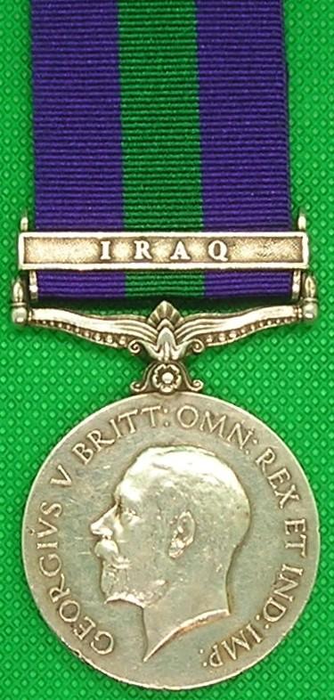 GSM IRAQ, 7th DRAGOON GUARDS, FROM GREAT YARMOUTH