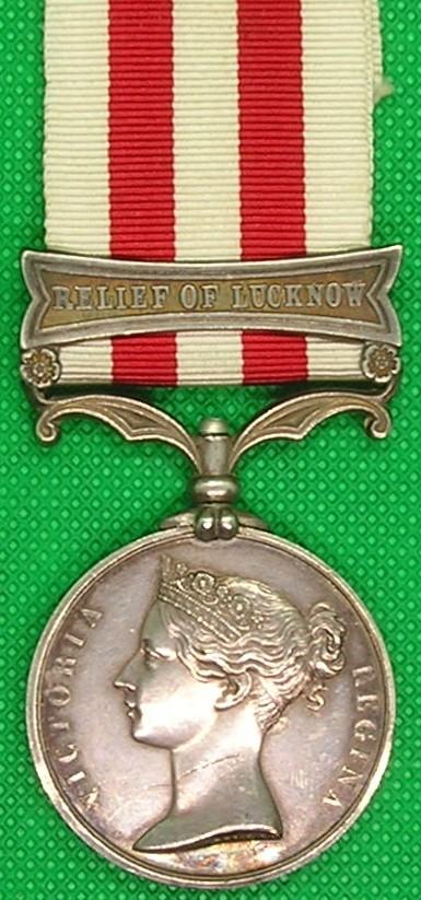 INDIAN MUTINY, RELIEF OF LUCKNOW, 64th REGIMENT, NORTH STAFFORDSHIRE