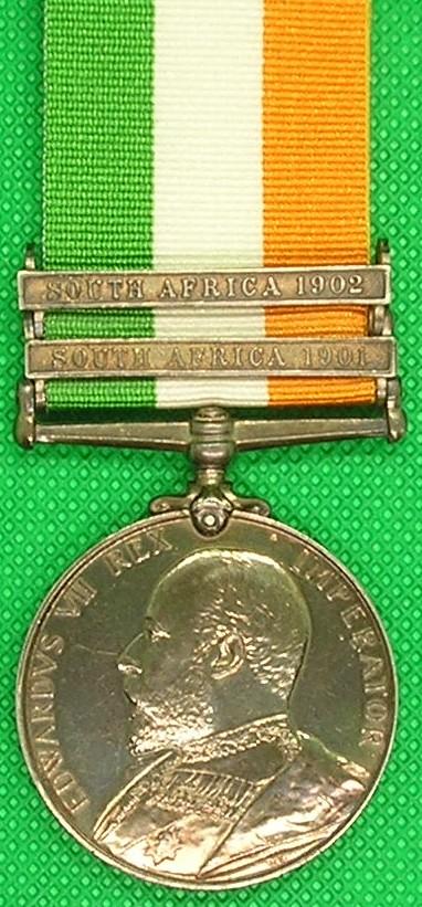 KINGS SOUTH AFRICA MEDAL, LIVERPOOL REGIMENT