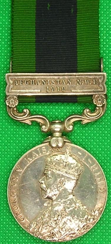 IGS AFGHANISTAN NWF 1919, N.STAFFORDSHIRE.REGT