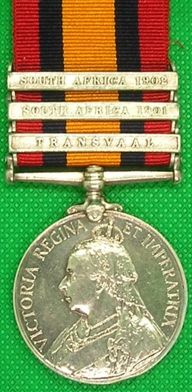 3 BAR QSA, NORTH STAFFORDSHIRE REGIMENT