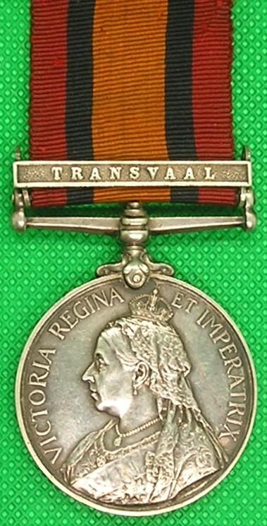 QSA TRANSVAAL, NORTH STAFFORDSHIRE REGT