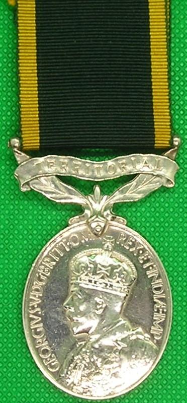 GVR CROWNED HEAD EFFICIENCY MEDAL, 4th ROYAL WELSH FUSILIERS