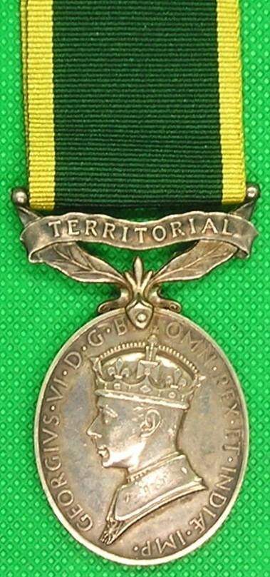 GVIR 1st TYPE EFFICIENCY MEDAL, NORTH STAFFORDSHIRE REGT