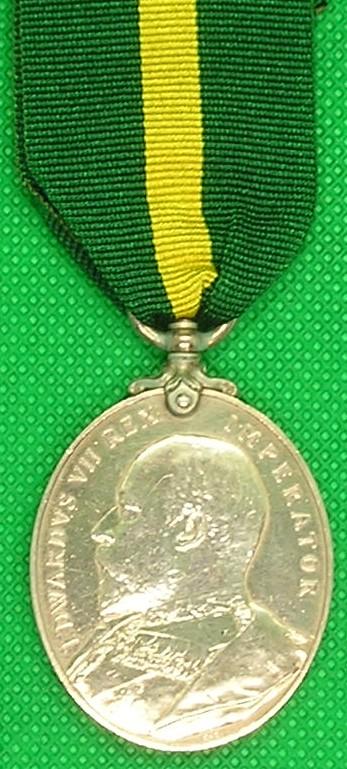 EVII TERRITORIAL FORCE EFFICIENCY, 5th NORTH STAFFORDSHIRE REGT.