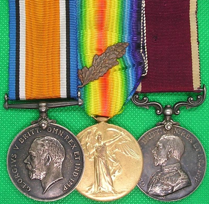 WW1 PAIR WITH M.I.D & GVR ARMY LS&GC, 2nd ROYAL IRISH RIFLES, D.O.W AS A P.O.W 26-3-1918