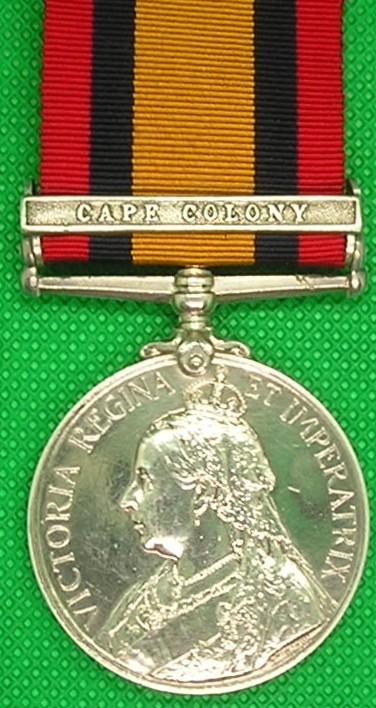 QSA CAPE COLONY, NORTH STAFFORDSHIRE REGT
